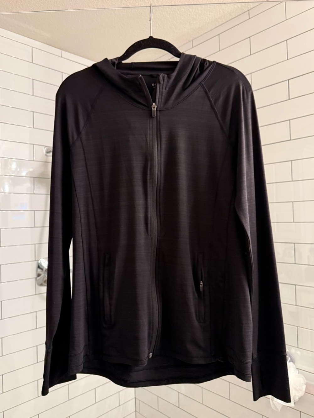 Athleta UPF50 Zip-up hoodie in Medium Tall